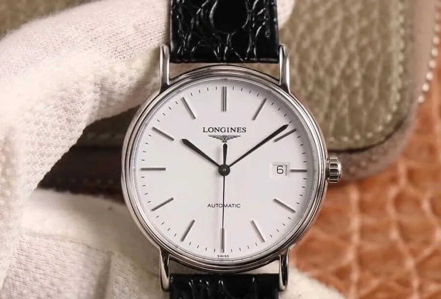 Longines Presence L4.790.4.12.2 KY factory 1:1 Best Edition Replica Watch Stainless Steel Bezel